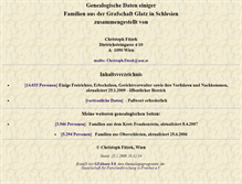 Tablet Screenshot of grafschaft-glatz-genealogie.info